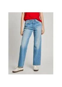Pepe Jeans f&uuml;r Damen. PL204901MS7 Jeans Straight Hw Robyn blau (27/32), L&auml;ssig, Baumwolle, Denim, Nachhaltig