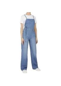 Pepe Jeans f&uuml;r Damen. PL230519 Janice Latzhose blau (28), L&auml;ssig, Baumwolle, Denim, &Auml;rmellos / Hosentr&auml;ger