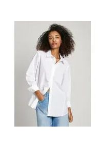 Pepe Jeans f&uuml;r Damen. PL304972 Hemd Agnes wei&szlig; (L), L&auml;ssig, Baumwolle, Langarm