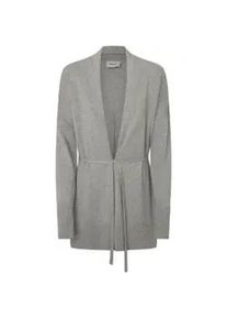 Pepe Jeans f&uuml;r Damen. PL702223 Isela Strickjacke grau (S), L&auml;ssig, Baumwolle, Nachhaltig