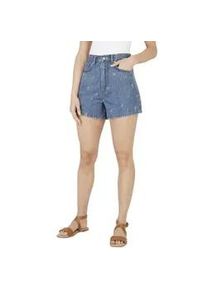 Pepe Jeans f&uuml;r Damen. PL801177 Kurz A-Linie Blossom blau (25), L&auml;ssig, Baumwolle, Denim, Nachhaltig