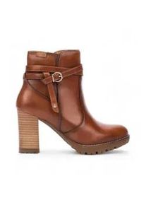 Pikolinos f&uuml;r Damen. W7M-8806 Connelly Lederstiefelette braun (41), 5 bis 8 cm, Rei&szlig;verschluss, L&auml;ssig