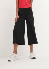 bonprix Wadenlange Sporthose schnelltrocknend, schwarz, Gr.48/50 (XL), Schnelltrocknende Sport-Culotte