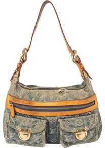 Louis Vuitton Crossbody Bags - Louis Vuitton Denim Monogram Baggy PM Crossbody Ba - Gr. unisize - in Bunt - f&uuml;r Damen