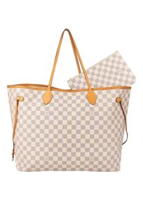Louis Vuitton Crossbody Bags - Louis Vuitton Damier Azur Monogram Neverfull GM Sh - Gr. unisize - in Wei&szlig; - f&uuml;r Damen