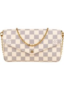 Louis Vuitton Crossbody Bags - Louis Vuitton Damier Azur Monogram Felicie Crossbo - Gr. unisize - in Wei&szlig; - f&uuml;r Damen