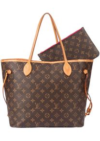Louis Vuitton Crossbody Bags - Louis Vuitton Canvas Monogram Neverfull MM Shopper - Gr. unisize - in Braun - f&uuml;r Damen