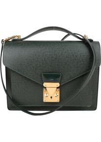 Louis Vuitton Crossbody Bags - Louis Vuitton Green Taiga Leather Monceau Handbag - Gr. unisize - in Gr&uuml;n - f&uuml;r Damen