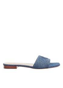 Lauren by Ralph Lauren Lauren Ralph Lauren Slipper & Pantoletten - Everley Sld Sandals Slide - Gr. 37 (EU) - in Blau - f&uuml;r Damen