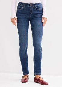bonprix Skinny Jeans Mid Waist Bio Baumwolle, blau, Gr.38, Skinny Jeans aus Bio-Baumwolle, 98% Baumwolle (organic)