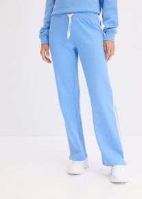 bonprix Sweathose aus reiner schwerer Baumwolle (2er-Pack ), blau, Gr.44/46 (L), Basic-Jogginghose im 2er-Pack aus einem schweren Stretch-Material, Straight Fit, 100% Baumwolle (organic)