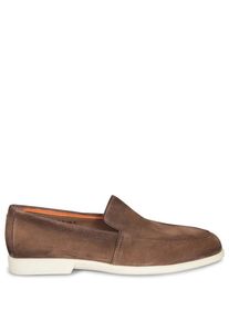 Santoni Loafer - Men?s suede loafer - Gr. UK_6_5 - in Braun - f&uuml;r Damen