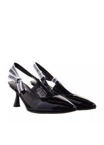 K by KARL LAGERFELD Karl Lagerfeld Hohe Schuhe - Panache Ribbon Sling - Gr. 37 (EU) - in Schwarz - f&uuml;r Damen