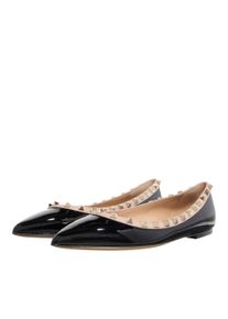 Valentino Garavani Loafer - Ballerina Rockstud - Gr. 38 (EU) - in Schwarz - f&uuml;r Damen