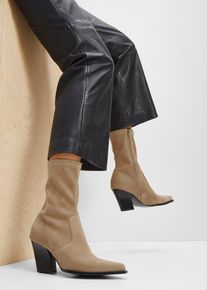 bonprix Stiefeletten mit elastischem Schaft, braun, Gr.41, Modische Stiefelette mit elastischem Schaft
