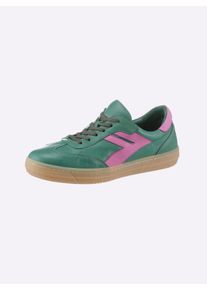 Andrea Conti sheego Gro&szlig;e Gr&ouml;&szlig;en Sneaker, gr&uuml;n-pink, Gr&ouml;&szlig;e 40 - Damen