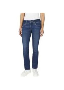 Pepe Jeans f&uuml;r Damen. PL204737DP6 Brooke Blue Slim Jeans (26/32), Blau, L&auml;ssig, Baumwolle, Denim