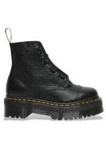 Dr. Martens Dr Martens f&uuml;r Damen. 22564001 Sinclair Lederstiefel schwarz (36), 3 bis 5 cm, Rei&szlig;verschluss, L&auml;ssig