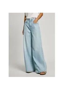 Pepe Jeans f&uuml;r Damen. PL205011 Jeans Weites Bein Mw Stud blau (31/32), L&auml;ssig, Baumwolle, Denim, Nachhaltig