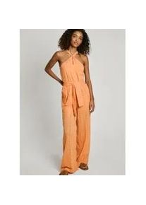 Pepe Jeans f&uuml;r Damen. PL230514 Jumpsuit Edith orange (XS), L&auml;ssig, Viskose, &Auml;rmellos / Hosentr&auml;ger
