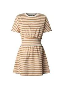 Pepe Jeans f&uuml;r Damen. PL953744 Kurzes Kleid Vania orange (L), L&auml;ssig, Baumwolle, Kurzarm, Nachhaltig