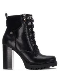 Refresh f&uuml;r Damen. 17292601-NEGRO Stiefelette 172926 schwarz (37), 8 bis 10 cm, Rei&szlig;verschluss, L&auml;ssig