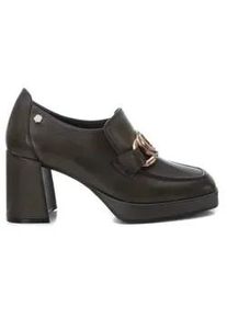 Carmela f&uuml;r Damen. 16184902-KAKI Leder Mokassins 161849 gr&uuml;n (36), 5 bis 8 cm, Keine, L&auml;ssig