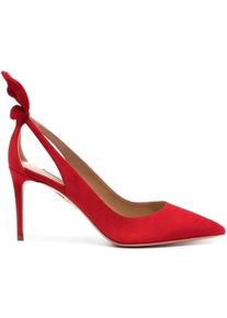 Aquazzura Hohe Schuhe - With Heel Lipstick - Gr. 37,5 (EU) - in Rot - f&uuml;r Damen