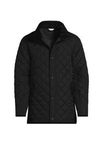 LANDS' END Steppjacke FeatherFree, Herren,  Schwarz, Polyester, by Lands' End