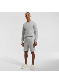 LANDS' END Serious Sweats Shorts, Herren,  Grau, Baumwoll-Mischung/Polyester-Mischung, by Lands' End