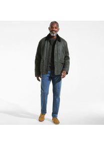 LANDS' END Wachsjacke, Herren,  Grau, Baumwolle/Polyester, by Lands' End