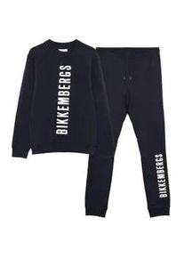 Bikkembergs f&uuml;r Herren. BMF0660 Sportkleidung mit Marinelogo (M), L&auml;ssig, Sportlich, Baumwolle, Multisport