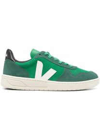 Veja Low-Top Sneaker - V-10 Suede Sneakers - Gr. 39 (EU) - in Gr&uuml;n - f&uuml;r Damen