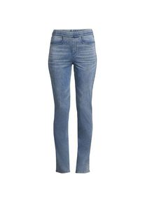 LANDS' END High Waist Straight Knit STARFISH Jeans, Damen,  Blau, Baumwoll-Mischung/Polyester-Mischung, by Lands' End