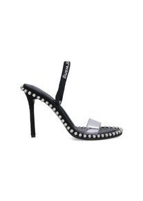 Alexander Wang Sandalen - "Nova" Sandals &ndash; Black With Crystals - Gr. 37 (EU) - in Schwarz - f&uuml;r Damen