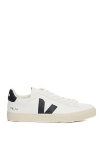 Veja Low-Top Sneaker - Campo Leather Sneakers With Contrasting Accents - Gr. 36 (EU) - in Wei&szlig; - f&uuml;r Damen