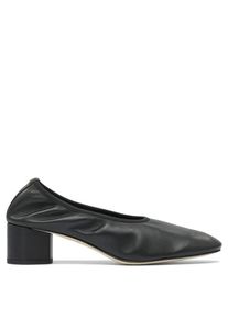 aeyde Aeydē Hohe Schuhe - Pointed Toe Heeled Pumps With Ruched Upper - Gr. 38,5 (EU) - in Schwarz - f&uuml;r Damen