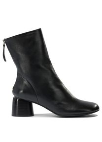 Halmanera Stiefel - Pointed Toe Black Calf Leather Ankle Boots With Cy - Gr. 38 (EU) - in Schwarz - f&uuml;r Damen