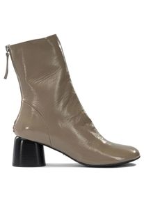 Halmanera Stiefel - Leather Zippered Ankle Boots - Gr. 38 (EU) - in Braun - f&uuml;r Damen