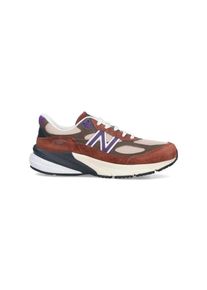 New Balance Low-Top Sneaker - Round Toe Sneakers With Suede And Mesh Accents - Gr. 8_5 - in Braun - f&uuml;r Damen