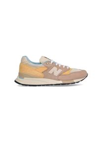 New Balance Low-Top Sneaker - Suede And Mesh Sneakers With Signature Logo Detail - Gr. 10_5 - in Bunt - f&uuml;r Damen
