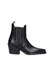 Dsquared2 Stiefel - Classic Black Boots With Smooth Finish - Gr. 42 (EU) - in Schwarz - f&uuml;r Damen