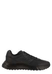 Hogan Low-Top Sneaker - Hyperlight Leather Trainers - Gr. 7 - in Schwarz - f&uuml;r Damen