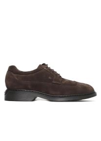Hogan Low-Top Sneaker - Brown Derby Shoes - Gr. 6_5 - in Schwarz - f&uuml;r Damen