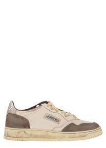 Autry Low-Top Sneaker - Super Vintage - Leather Sneakers - Gr. 40 (EU) - in Beige - f&uuml;r Damen