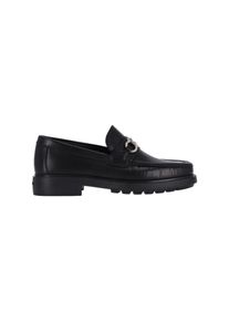 Salvatore Ferragamo Loafer - "Gancini" Loafers Black - Gr. 6_5 - in Schwarz - f&uuml;r Damen