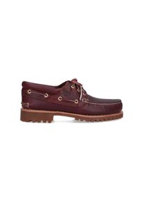Timberland Loafer - Bordeaux Leather Slip-On Moccasins - Gr. 11 - in Rot - f&uuml;r Damen