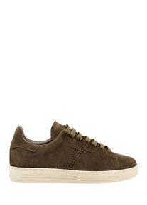 Tom Ford Low-Top Sneaker - Military Green Suede Warwick Sneakers - Gr. 7 - in Braun - f&uuml;r Damen