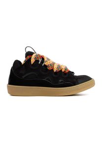 Lanvin Low-Top Sneaker - Black Suede Calf Leather Sneakers - Gr. 41 (EU) - in Schwarz - f&uuml;r Damen