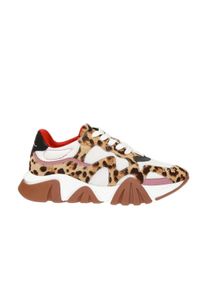 Versace Low-Top Sneaker - Squalo Leopard Sneakers - Gr. 41 (EU) - in Braun - f&uuml;r Damen